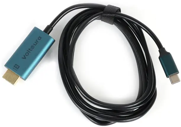 Voltaura HDMI Cable 1 m N/A USB-C to HDMI Cable, 4K Resolution, Durable Braided Cord